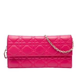 Dior Pre-owned Wallet on Chain - - Pre-owned - Donna - Rosa - ONE SIZE