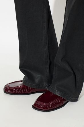 AllSaints Julie Loafers, Womens, Burgundy