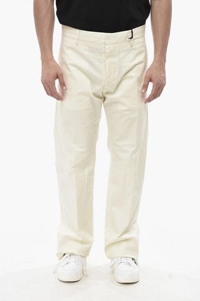 Dsquared2 Pantaloni in Cotone Stretch con Passanti Dsquared2