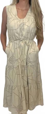 M&eacute;lissa Nepton Analyne Midi Dress In Beige
