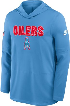 Nike Tennessee Titans Pass Accuracy Nike Mens Dri-FIT NFL Long-Sleeve Hooded Top in Blue | 03B94AIQ8F-D60