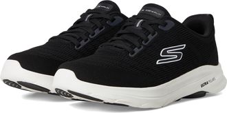 Skechers Mens Go Walk 8 Day, Black/White, 12 X-Wide