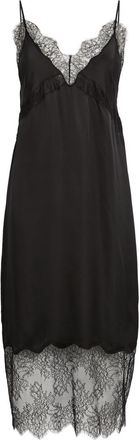 Anine Bing Amelie Silk Blend Midi Dress Size S