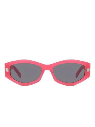 Givenchy rectangle-frame sunglasses - Red