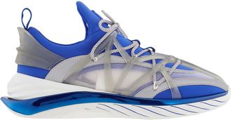 Jimmy Choo London Mens Ultraviolet Mix Cosmos/M Low-Top Trainers, Brand Size 44.5 ( US Size 11.5 )