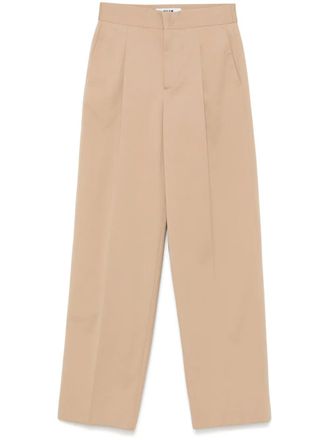 Msgm Plooibroek - Beige