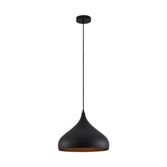 Lindby L&aacute;mpara Colgante ritana En Negro De Aluminio - Lindby