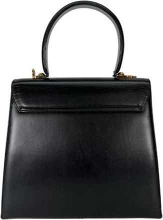 Ferragamo Pre-owned Handbag - Dames - Vintage Handtas - Zwart - ONE Size - Leer - Vintage