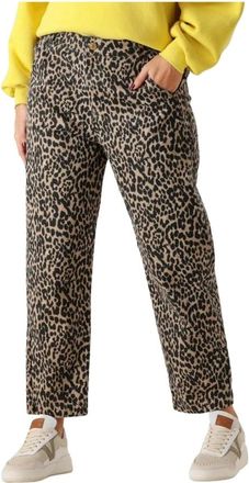 Summum Jeans, Dames, Beige, M, Mom Fit Beige Twill Jeans