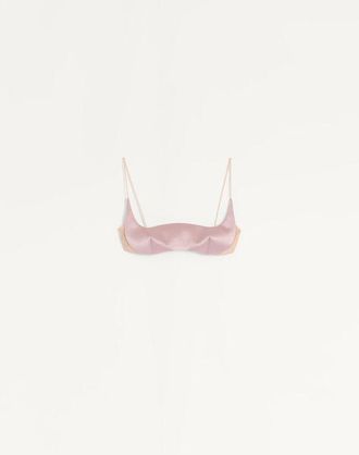 Valentino Duchesse Bra Top Woman MAUVE 40