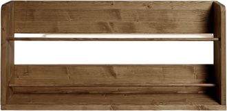 Hannun Estante mural para zapatos de madera marrón
