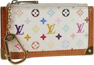 Louis Vuitton Pre-owned Wallets, female, Multicolor, Size: ONE SIZE Pre-owned Vintage Canvas Wallet