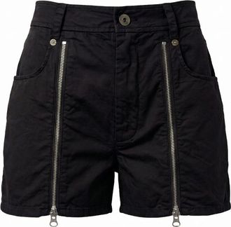 Mr & Mrs Italy Black Cotton Women Womens Shorts