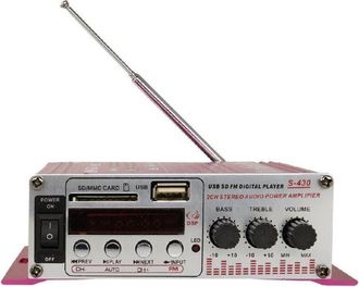 Trade Shop Trade Shop - Amplificatore S-430 Hi-fi Usb Per Auto Car Audio Stereo Mp3 Mp4 Cd Mini Digitale