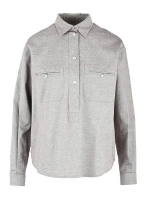 Barba Shirt Viscose/Cotton/Cashmere - Grey