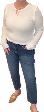 Dear John Denim Blaire Mid Rise Jeans In South Bay