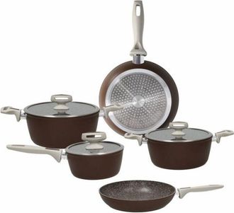 Tognana Batteria Di Pentole Pearlbrown 8 Pezzi