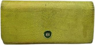 Loewe Pre-owned Wallets, female, Green, Size: ONE SIZE Pre-owned Vintage Wallet