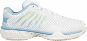 K-Swiss Womens Hypercourt Express 2 Shoes In White,light Blue