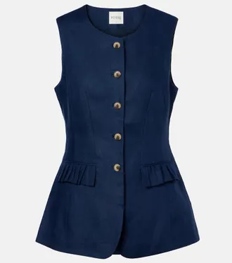 Poss&eacute; Matilda linen vest