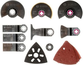 Bosch Professional Set Con 34 Unidades Para Trabajos De Construcci&oacute;n En Interiores Con Multiherramienta (en I-boxx, Starlock, Accesorios Para Herramientas M