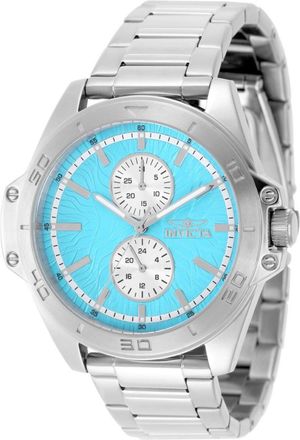 Invicta Speedway 50354 Herenhorloge - Quartz Uurwerk - Roestvrij Staal met Blauwe Wijzerplaat - 44 mm