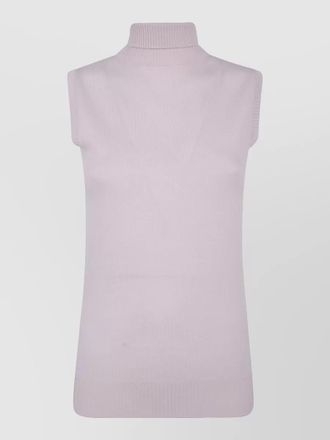 Sportmax eschimo sleeveless turtleneck knit top