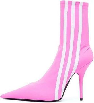 Balenciaga (WMNS) Balenciaga x adidas originals Knife 110mm Booties Pink 724073W2ES15090