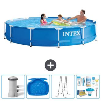 Intex Piscina Con Estructura Redonda - 366x76 Cm - 7-piezas S22471