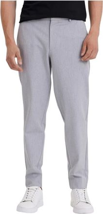 Pla&icirc;n Plain-Broek Cropped Broek - Heren - Slim Fit Broeken - Grijs - XL - Broeken
