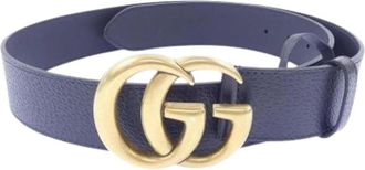 Gucci Pre-owned Belts, male, Blue, Size: ONE SIZE Pre-owned Standard Belt