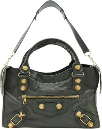 Balenciaga Pre-owned Handbags, female, Gray, Size: ONE SIZE Pre-owned Vintage Handbag