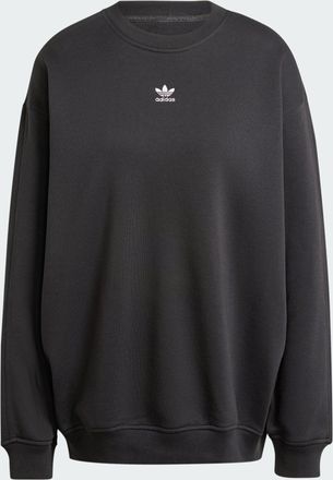 adidas Womens adidas Essentials Fleece Long Oversized Crew Sweatshirt