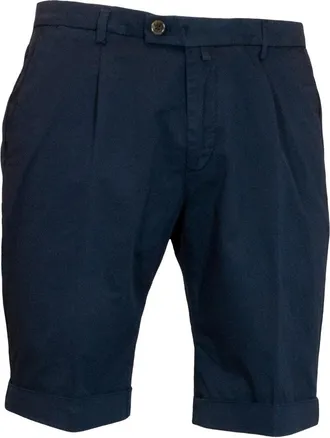 BRIGLIA 1949 Broeken - Heren - Korte Broeken - Blauw - XL - Katoen - Korte Broeken