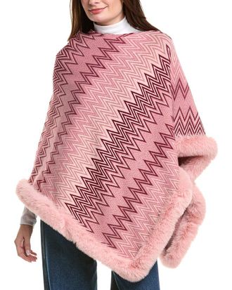 La Fiorentina Zig-Zag Poncho