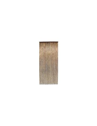 MOREL Rideau De Porte Acajou B&acirc;tonnets Bambou Vernis Noir - 90x200 Cm - Morel