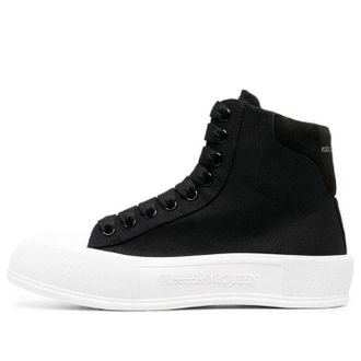 Alexander McQueen High-top Deck Plimsoll Black 707681W4MV71070