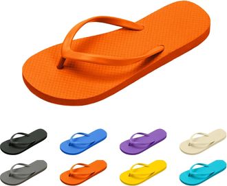 Generic Summer Slippers for Women Flat Flip Flops Shower Slippers Soft Summer Bathroom Beach Pool Basic Flip Flops Comfort Lightweight Sandals Flipflops