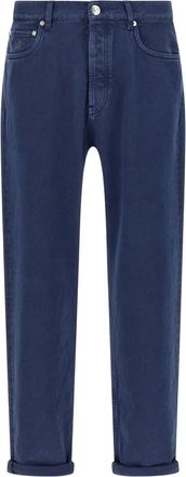 Brunello Cucinelli Jeans con applicazione - Blu