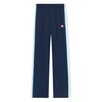 Casablanca Straight Trousers, male, Blue, M, Round Jtr-192 Pant