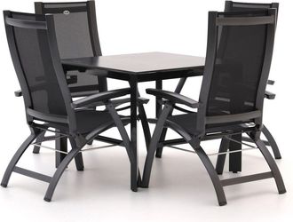 Hartman Hartman Primo/Sestino 90cm dining tuinset 5-delig verstelbaar