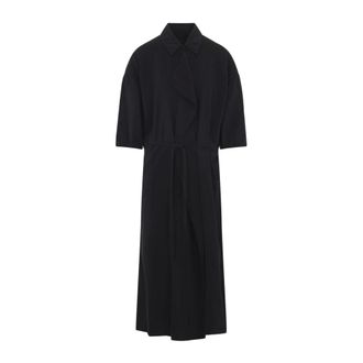 Christophe Lemaire Dames, Jurken, Zwart, Maat: 2XS Zijde