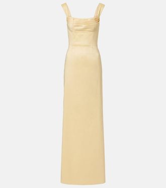 Rebecca Vallance Mandy pleated gown