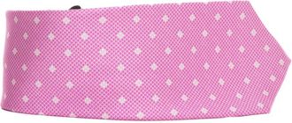 Kiton Fantasy Zijden Stropdas met 7 Vouwen - Heren - Stropdassen - Roze - ONE Size - Accessoires