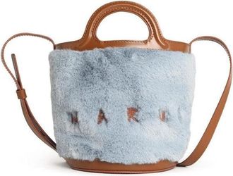 Marni Tropicalia Two-Tone Leather Blend Bag