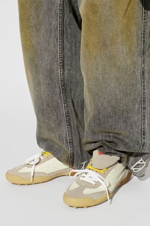 Dsquared2 Soccer Sports Shoes, Mens, Beige