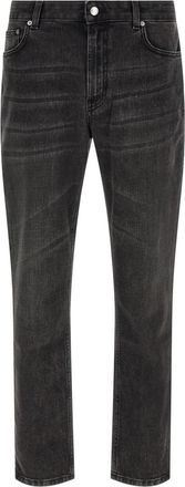 Department Five Black Regular Mid Rise Jeans