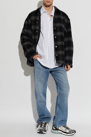 Off-white Shirt With Logo, Mens, White