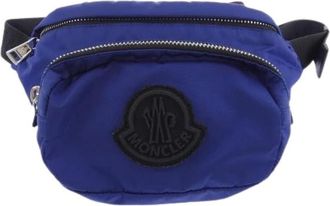Moncler Pre-owned Shoulder Bag - Dames - Vintage Heuptassen - Blauw - ONE Size - Vintage