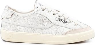 Autry Cracked-effect Windscape Sneakers